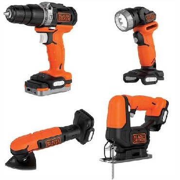 Zestaw USB Black&Decker BDCK123S2S USB