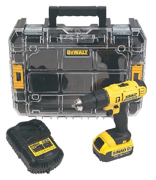 Akumulatorowa wiertarko-wkrtarka udarowa DeWalt DCD776M1T - akumulator 18V/4.0Ah