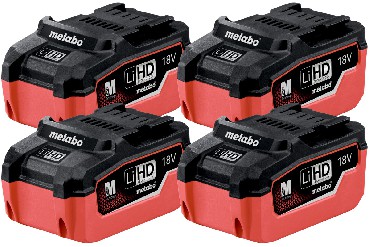 Akumulator Metabo 4 akumulatory LiHD 18V/5.5Ah