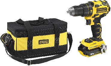 Akumulatorowa wiertarko-wkrtarka udarowa Stanley FatMax FMCK478D2BC BRUSHLESS - 2 akumulatory 18V/2.0Ah + torba narzdziowa