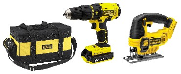 ZESTAW NARZDZIOWY 18 V Stanley FatMax FMCK473D2BC - 2 akumulatory 18V/2.0Ah