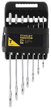 Zestaw kluczy paskich Stanley Klucze FatMax paskie krtkie 6-19 mm - 7 szt.