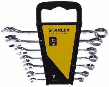 Zestaw kluczy paskooczkowych Stanley Klucze pasko-oczkowe 8-19 mm - 7 szt.
