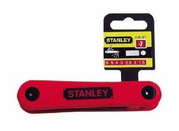 Zestaw kluczy imbusowych Stanley Klucze imbusowe skadane 1.5-6 mm - 7 szt.