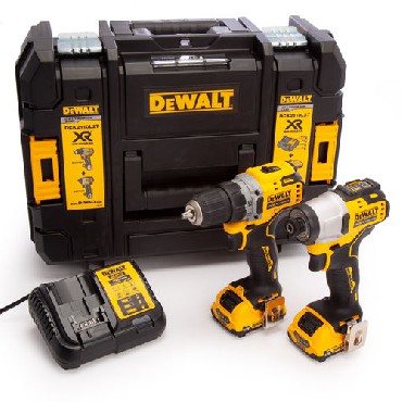 ZESTAW 12V DeWalt DCK2110L2T BRUSHLESS - 2 akumulatory 12V/3.0Ah