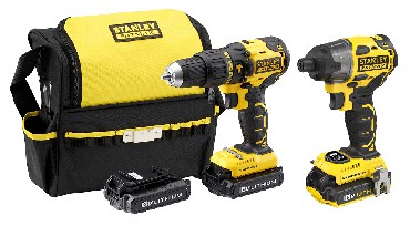 ZESTAW NARZDZIOWY 18 V Stanley FatMax FMCK467D2 BRUSHLESS - 2 akumulatory 18V/2.0Ah