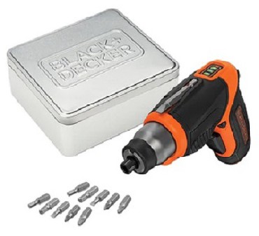 Wkrtarka akumulatorowa Black&Decker CS3653LCAT - akumulator 3.6V/1.5Ah + 10 akcesoriw