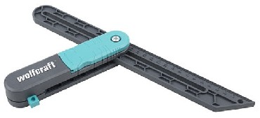 Ktownik stolarski Wolfcraft Ktownik LAMINAT z funkcj wyznaczania linii rwnolegych