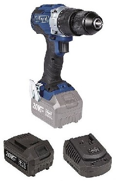Akumulatorowa wiertarko-wkrtarka Scheppach BCDD70-20ProS BRUSHLESS - 1 akumulator 20V/4.0Ah