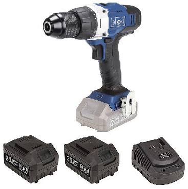 Akumulatorowa wiertarko-wkrtarka Scheppach CDD45-20ProS - 2 akumulatory 20V/5.0Ah