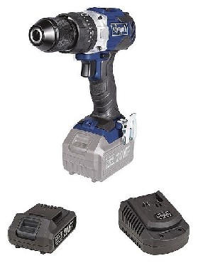 Akumulatorowa wiertarko-wkrtarka udarowa Scheppach BCCD70-20ProS BRUSHLESS - 1 akumulator 20V/2.0Ah