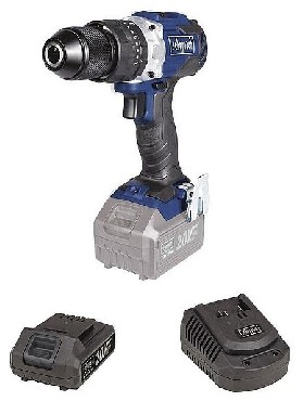 Akumulatorowa wiertarko-wkrtarka udarowa Scheppach BCCD70-20ProS BRUSHLESS - 1 akumulator 20V/3.0Ah