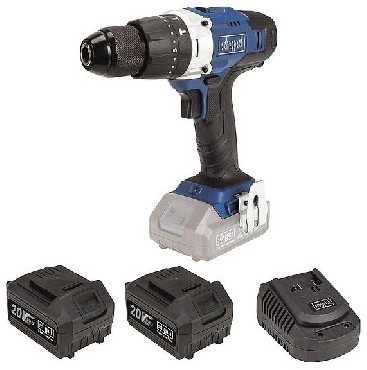 Akumulatorowa wiertarko-wkrtarka udarowa Scheppach CCD45-20ProS - 2 akumulatory 20V/4.0Ah