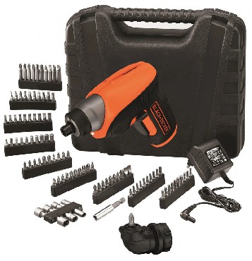 Wkrtarka akumulatorowa Black&Decker CS3652LKA - akumulator 3.6V/1.5Ah + 99 akcesoriw