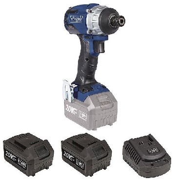 Akumulatorowa zakrtarka udarowa Scheppach BCID180-20ProS BRUSHLESS - 2 akumulatory 20V/5.0Ah