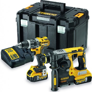 Zestaw narzdzi akumulatorowych DeWalt DCK207P2 BRUSHLESS XR - 2 akumulatory 18V/5.0Ah