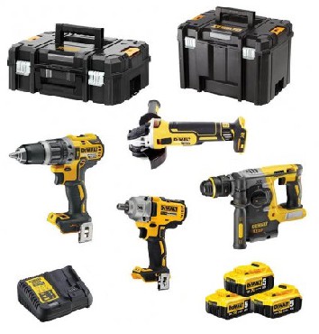 Zestaw narzdzi akumulatorowych DeWalt DCK428P3T BRUSHLESS XR - 3 akumulatory 18V/5.0Ah