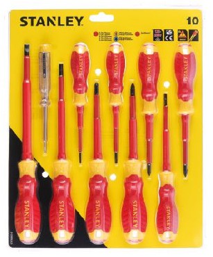 Zestaw wkrtakw Stanley Zestaw VDE - 10 szt. /PZ/PH/SL/Tester