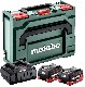 Zestaw startowy Metabo 2 akumulatory LiHD 18V/10.0Ah + adowarka ASC 145 + metaBOX