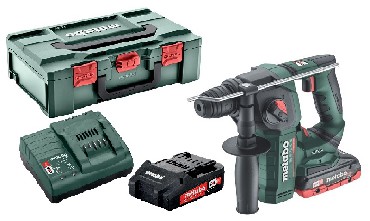 Akumulatorowa moto-wiertarka Metabo BH 18 LTX BL 16 - 2 akumulatory Li-Ion 18V/2.0Ah + metaBOX