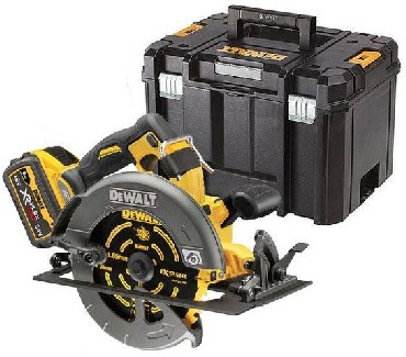 Akumulatorowa pilarka tarczowa rczna DeWalt DCS578T2 BRUSHLESS FLEXVOLT - 2 akumulatory FLEXVOLT 18-54V/6.0-2.0Ah