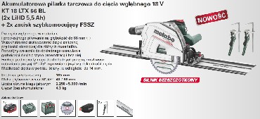 Zestaw 18V Metabo Zestaw BW KT 18 LTX 66 BL + FS 160 + FSSZ
