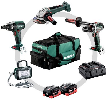 ZESTAW 18V Metabo Combo 4.3.2 18 V - 2 akumulatory LiHD 18V/10.0Ah + torba narzdziowa dua