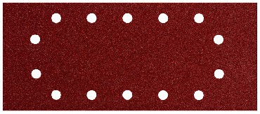 Papiery cierne Metabo 115x280 mm - gr. 40 drewno+metal - 10 szt.