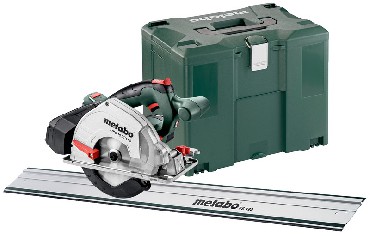 Akumulatorowa pilarka tarczowa rczna Metabo MKS 18 LTX 58 FS Set w walizce MetaLoc + FS 160 (bez akumulatora i adowarki)