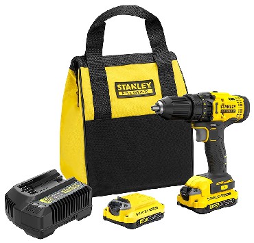 Akumulatorowa wiertarko-wkrtarka Stanley FatMax V20 SFMCD700C2S - 2 akumulatory 18V/1.5Ah