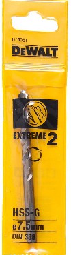 Wierto do metalu DeWalt Wierto EXTREME2 HSS-G 7.5 mm