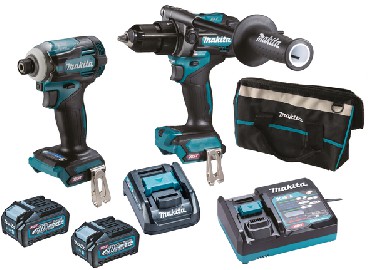 ZESTAW 40V Makita DK0114G201 BRUSHLESS XGT - 2 akumulatory 40Vmax/4.0Ah