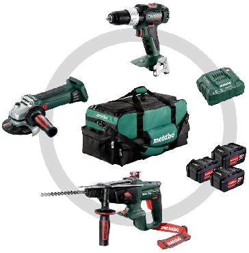Zestaw Combo - klasa 18 V Metabo Combo Set 3.1 18 V SB+W+KHA