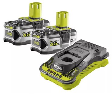 Zestaw startowy Ryobi RC18150-250 szybka adowarka + 2 akumulatory 18V/5.0Ah