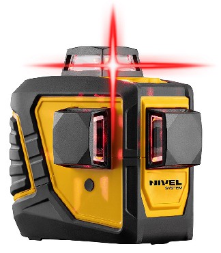 Laser krzyowy Nivel System CL3D + statyw SJJ-M1 i czujnik CLS-3
