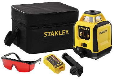 Laser obrotowy Stanley DIY samopoziomujcy - czerwony