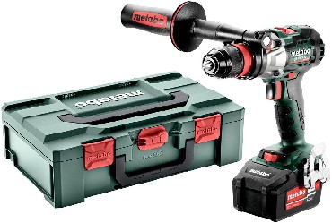 Akumulatorowa wiertarko-wkrtarka udarowa Metabo SB 18 LTX BL Q I - 2 akumulatory Li-Ion 18V/5.2Ah + metaBOX