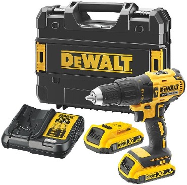 Akumulatorowa wiertarko-wkrtarka udarowa DeWalt DCD778D2T BRUSHLESS - 2 akumulatory 18V/2.0Ah