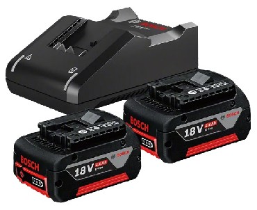 Zestaw startowy Bosch 2x GBA 18V 4.0 Ah + GAL 18V-40
