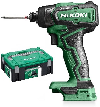 Akumulatorowa zakrtarka udarowa HiKOKI (dawniej Hitachi) WH18DD W2Z BRUSHLESS 18V + walizka HSC (bez akumulatora i adowarki)