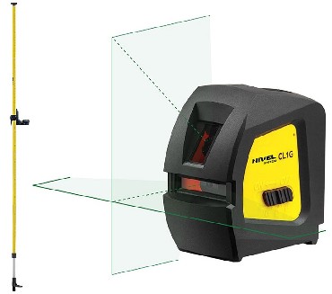Laser krzyowy Nivel System CL1G + tyczka LP36