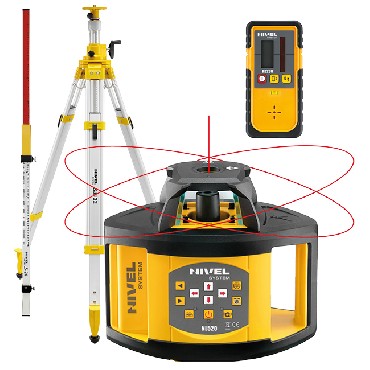 Niwelator laserowy Nivel System NL520 + statyw SJJ32 + ata LS-24