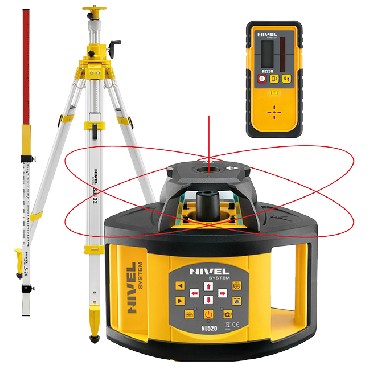 Niwelator laserowy Nivel System NL520 + statyw SJJ32 + ata LS-24