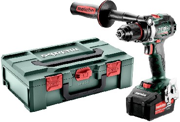 Akumulatorowa wiertarko-wkrtarka Metabo BS 18 LTX BL I - 2 akumulatory Li-Ion 18V/5.2Ah + metaBOX
