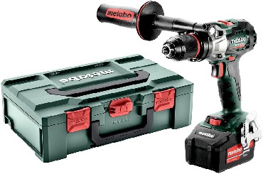Akumulatorowa wiertarko-wkrtarka udarowa Metabo SB 18 LTX BL I - 2 akumulatory Li-Ion 18V/5.2Ah + metaBOX