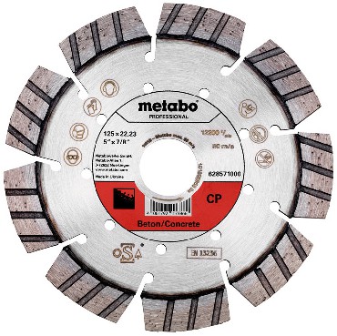 Diamentowa tarcza tnca Metabo Beton CP 125x22.23