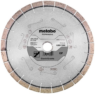 Diamentowa tarcza tnca Metabo Granit GP 230x22.23