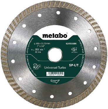 Diamentowa tarcza tnca Metabo Universal Turbo SP-UT 180x22.23