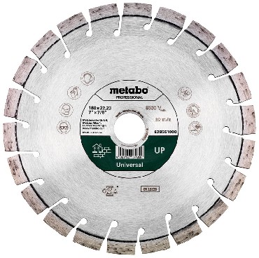 Diamentowa tarcza tnca Metabo Universal UP 180x22.23