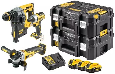 ZESTAW 18V DeWalt DCK305P3T BRUSHLESS - 3 akumulatory 18V/5.0Ah